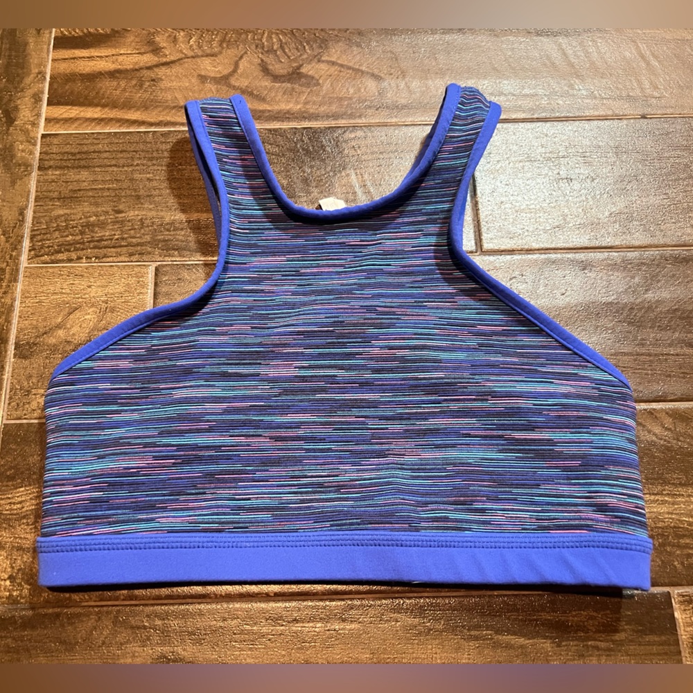 Sweaty Betty reversible sports bra yoga blue gray women’s medium